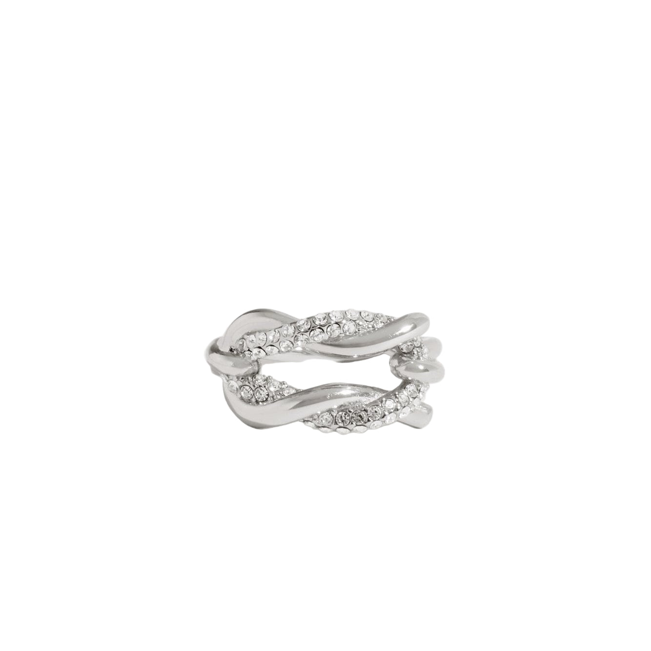 Knot Pavé Ring 0