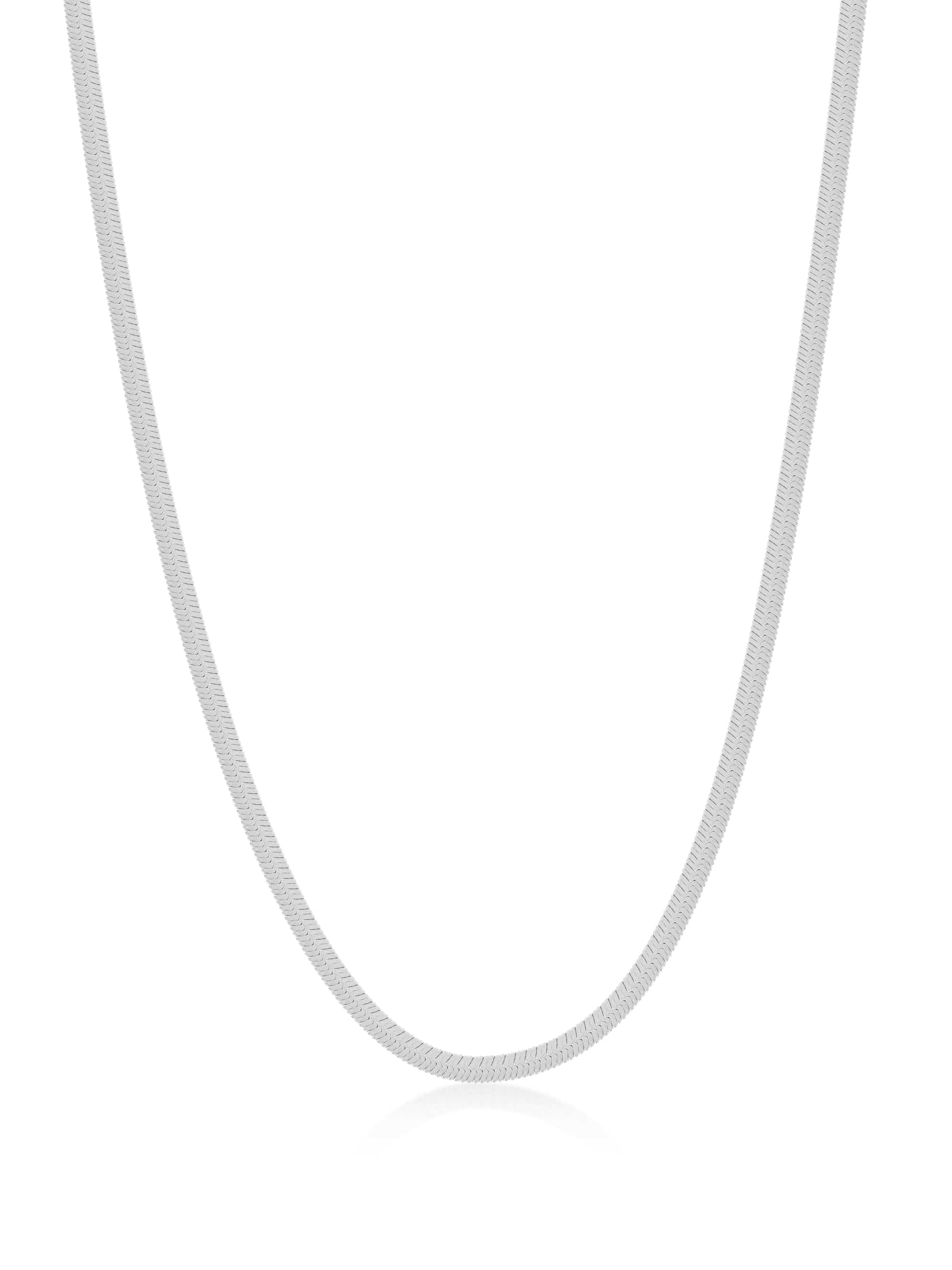 Snake Chain Necklace in Silver 0