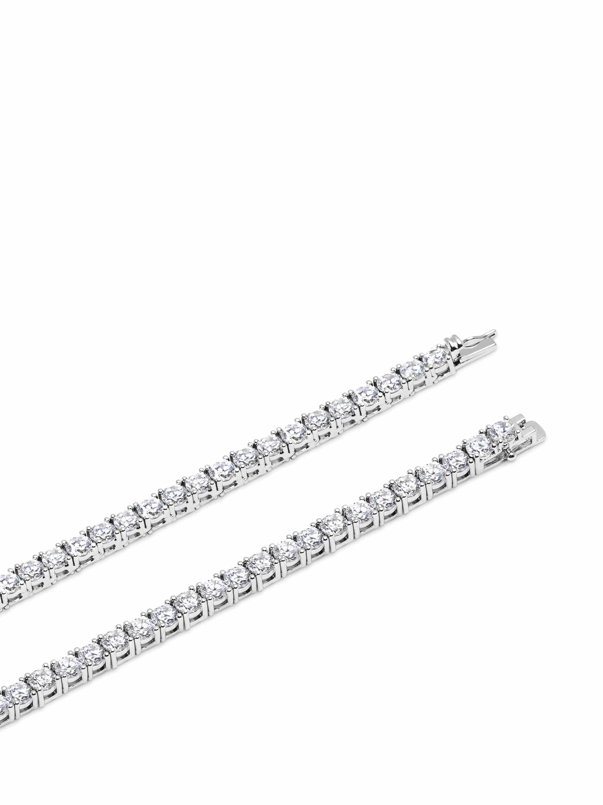 Tennis Choker in Silver 4